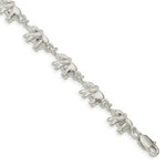 Load image into Gallery viewer, Sterling Silver Elephants Bracelet
