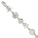 Load image into Gallery viewer, Sterling Silver Seashells Bracelet
