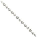 Load image into Gallery viewer, Sterling Silver Sand Dollars Bracelet 7'' length
