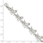 Load image into Gallery viewer, Sterling Silver Horses Bracelet 7'' length
