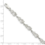 Load image into Gallery viewer, Sterling Silver Cats Bracelet
