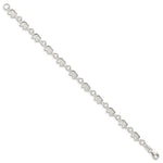 Load image into Gallery viewer, Sterling Silver Polished Elephant Bracelet 7.5'' length
