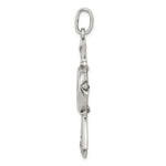 Load image into Gallery viewer, Sterling Silver Antiqued Widows Mite Coin Cross Pendant
