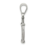Load image into Gallery viewer, Sterling Silver Antiqued Roman Bronze Constantine I Coin Pendant
