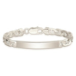 Load image into Gallery viewer, Sterling Silver Anchor ID Bracelet
