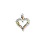 Load image into Gallery viewer, Sterling Silver &amp; 12K Gold Heart Necklace
