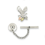 Load image into Gallery viewer, Sterling Silver &amp; 12K Gold Eagle Pin/Tie Tac
