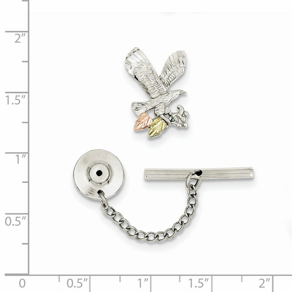 Sterling Silver & 12K Gold Eagle Pin/Tie Tac