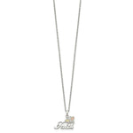 Load image into Gallery viewer, Sterling Silver &amp; 12K Gold Butterfly Faith Necklace
