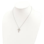 Load image into Gallery viewer, Sterling Silver &amp; 12K Gold Accents Cross Necklace
