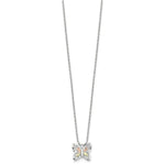 Load image into Gallery viewer, Sterling Silver &amp; 12K Gold Butterfly Necklace
