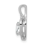 Load image into Gallery viewer, Sterling Silver White Topaz and Diamond Pendant
