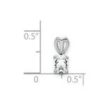 Load image into Gallery viewer, Sterling Silver White Topaz Pendant
