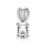 Load image into Gallery viewer, Sterling Silver White Topaz Pendant
