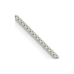 Load image into Gallery viewer, Sterling Silver 1.5mm 8 Sided Diamond-cut Box Chain

