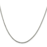 Load image into Gallery viewer, Sterling Silver 1.7mm 8 Sided Diamond-cut Box Chain
