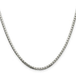 Load image into Gallery viewer, Sterling Silver 2.5mm 8 Sided Diamond-cut Box Chain
