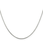 Load image into Gallery viewer, Sterling Silver Rhodium-plated .8mm Box Chain
