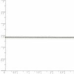 Load image into Gallery viewer, Sterling Silver Rhodium-plated .9mm Box Chain
