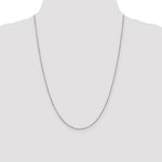 Load image into Gallery viewer, Sterling Silver Rhodium-plated .9mm Box Chain
