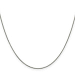 Load image into Gallery viewer, Sterling Silver Rhodium-plated .9mm Box Chain
