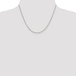 Load image into Gallery viewer, Sterling Silver with 2-inch extension Box Chain 18'' length
