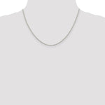Load image into Gallery viewer, Sterling Silver Rhodium-plated 1.1mm Box Chain
