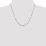 Load image into Gallery viewer, Sterling Silver Rhodium-plated 1.1mm Box Chain
