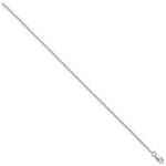 Load image into Gallery viewer, Sterling Silver 1.25mm Box Chain 7'' length
