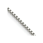 Load image into Gallery viewer, Sterling Silver Rhodium-plated 1.4mm Box Chain
