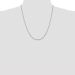 Load image into Gallery viewer, Sterling Silver Rhodium-plated 1.4mm Box Chain
