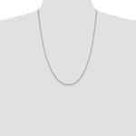 Load image into Gallery viewer, Sterling Silver Rhodium-plated 1.4mm Box Chain
