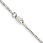 Load image into Gallery viewer, Sterling Silver Rhodium-plated 1.5mm Box Chain
