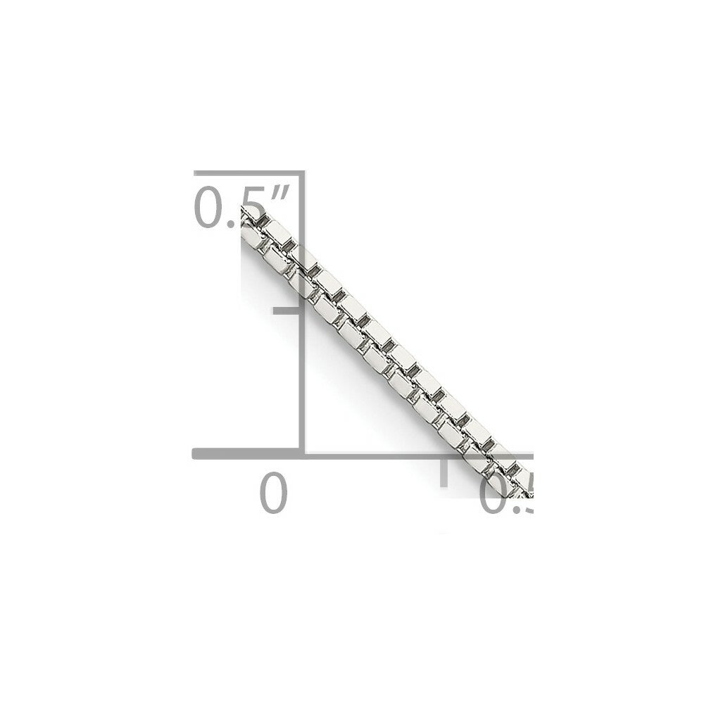 Sterling Silver 1.5mm Box Chain