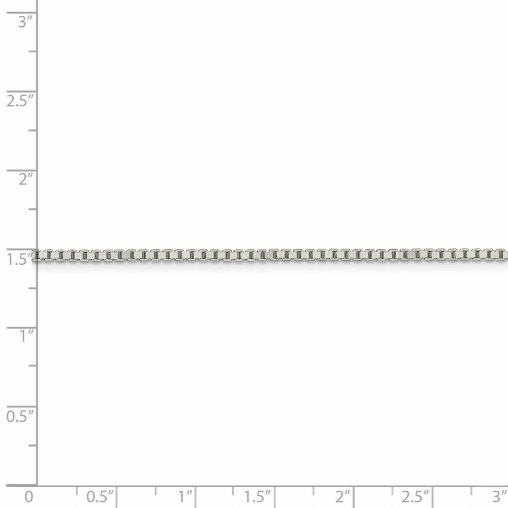 Sterling Silver 1.75mm Box Chain