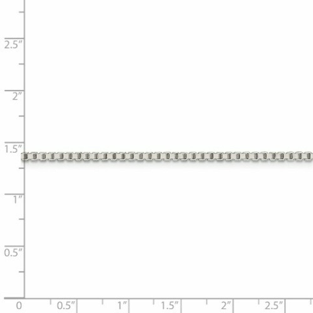 Sterling Silver 1.9mm Box Chain