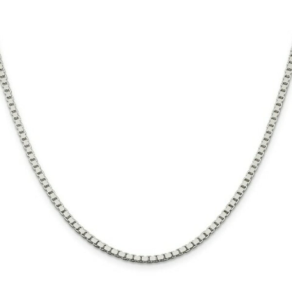 Sterling Silver 2.5mm Box Chain