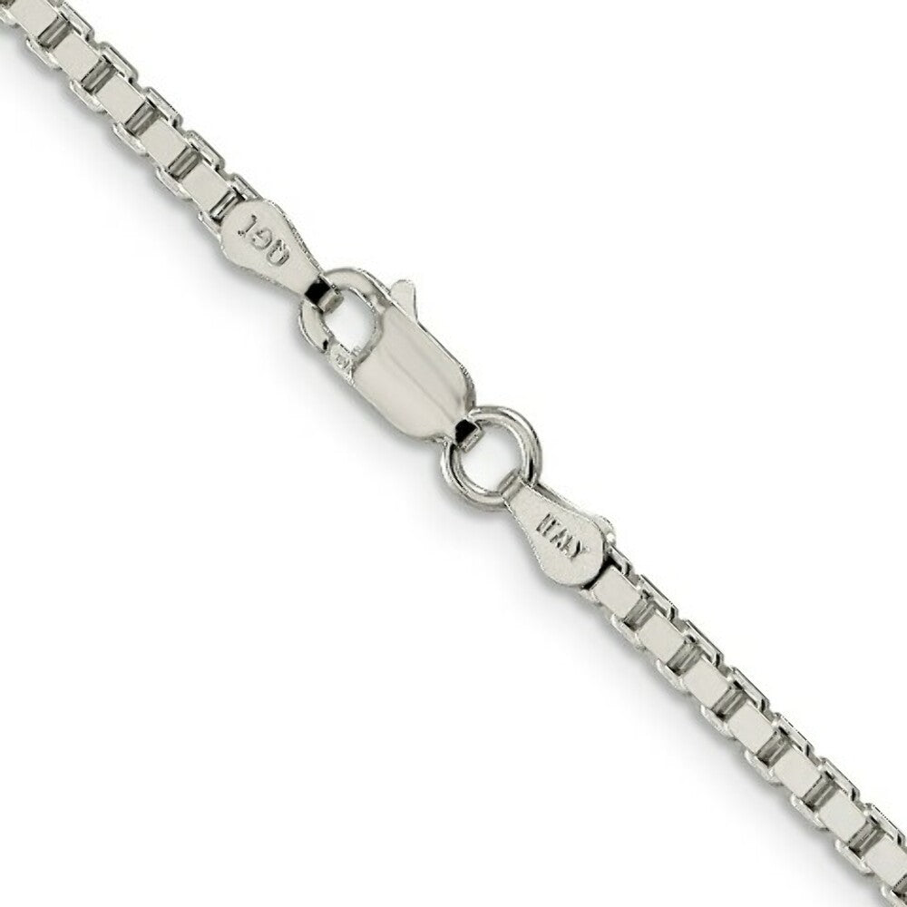 Sterling Silver 2.5mm Box Chain