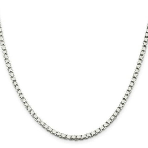 Italian Sterling Silver 3mm Box Chain - 24