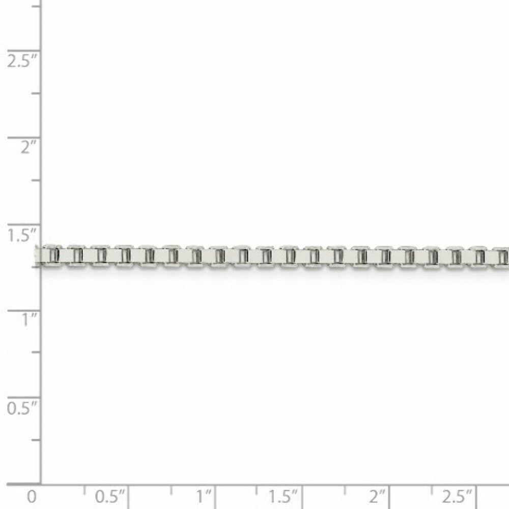 Sterling Silver 3mm Box Chain