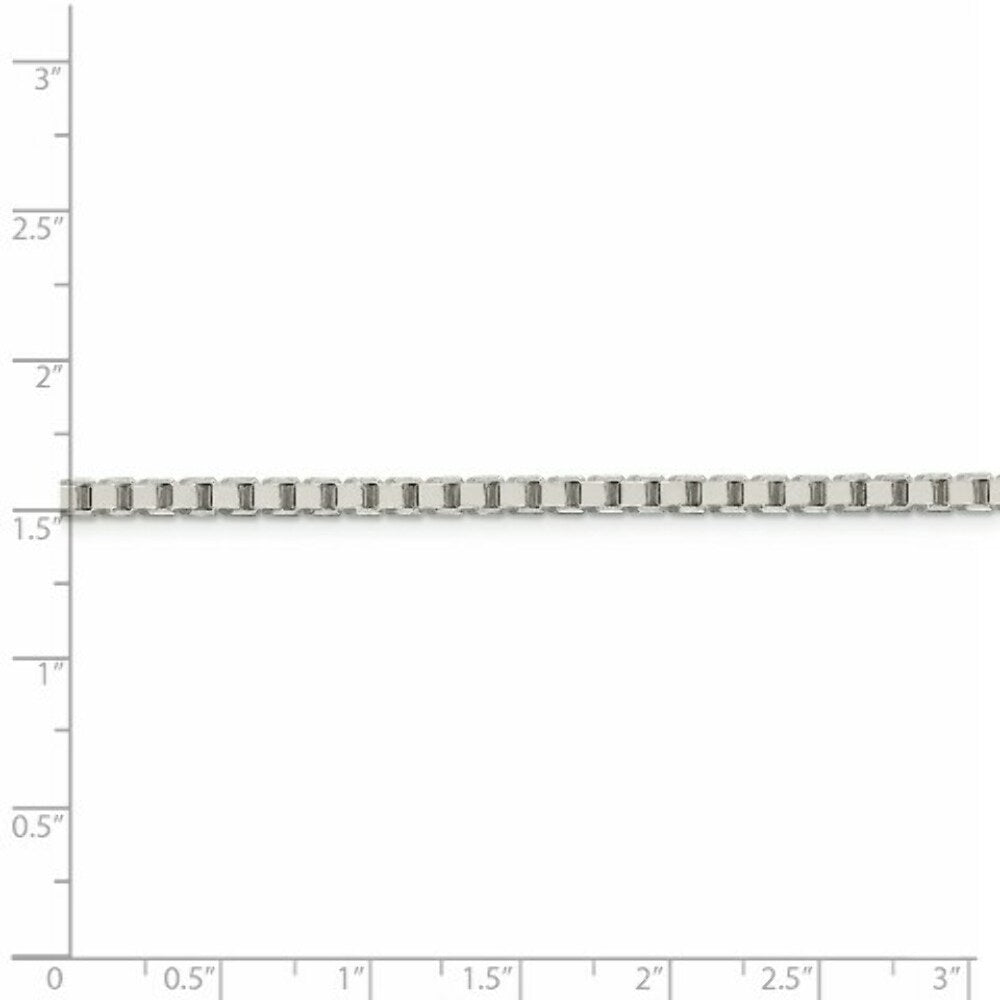 Sterling Silver 3.25mm Box Chain