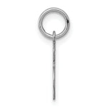 Load image into Gallery viewer, Sterling Silver Rhodium-plated Script Letter S Initial Letter Charm

