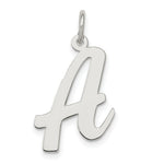 Load image into Gallery viewer, Sterling Silver Large Script Initial Letter A Charm
