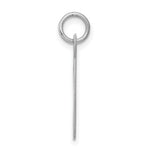 Load image into Gallery viewer, Sterling Silver Rhodium-plated Script Letter R Initial Letter Charm
