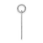 Load image into Gallery viewer, Sterling Silver Rhodium-plated Script Letter W Initial Letter Charm
