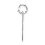 Load image into Gallery viewer, Sterling Silver Rhodium-plated Fancy Script Letter U Initial Letter Charm
