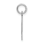 Load image into Gallery viewer, Sterling Silver Rhodium-plated Block Letter P Initial Letter Charm
