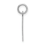 Load image into Gallery viewer, Sterling Silver Rhodium-plated Block Letter R Initial Letter Charm

