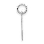 Load image into Gallery viewer, Sterling Silver Rhodium-plated Block Letter Z Initial Letter Charm
