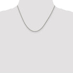 Load image into Gallery viewer, Sterling Silver Rhodium-plated 2mm Curb Chain
